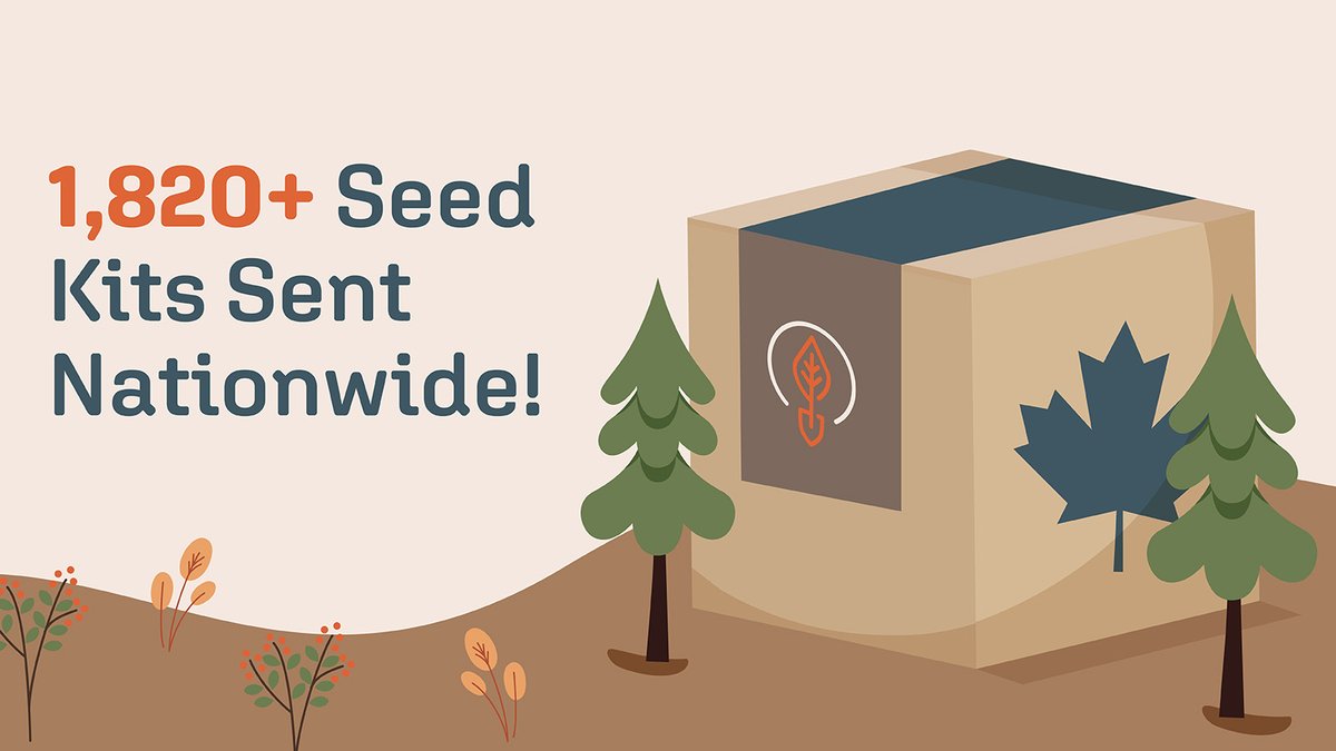 ProjectForest_'s tweet image. 1,820+ Seed Kits shipped across Canada this Earth Month! 🌱

From classrooms to kitchen counters, you’re helping grow the future—tree by tree.

Thank you for planting with us. 💚

#SeedKits #EarthMonth #ProjectForest #RewildingTogether #SeedToTree