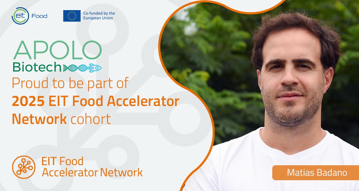 APOLO Biotech 🚀🧬🌱 (@apolo_biotech) on Twitter photo 📣 ¡Estamos felices de anunciar que formamos parte de la edición 2025 de <a href="/EITFood/">EIT Food</a> Accelerator Network! Un espacio donde la innovación se encuentra con la oportunidad. 📣 ¡Estamos felices de anunciar que formamos parte de la edición 2025 de <a href="/EITFood/">EIT Food</a> Accelerator Network! Un espacio donde la innovación se encuentra con la oportunidad.