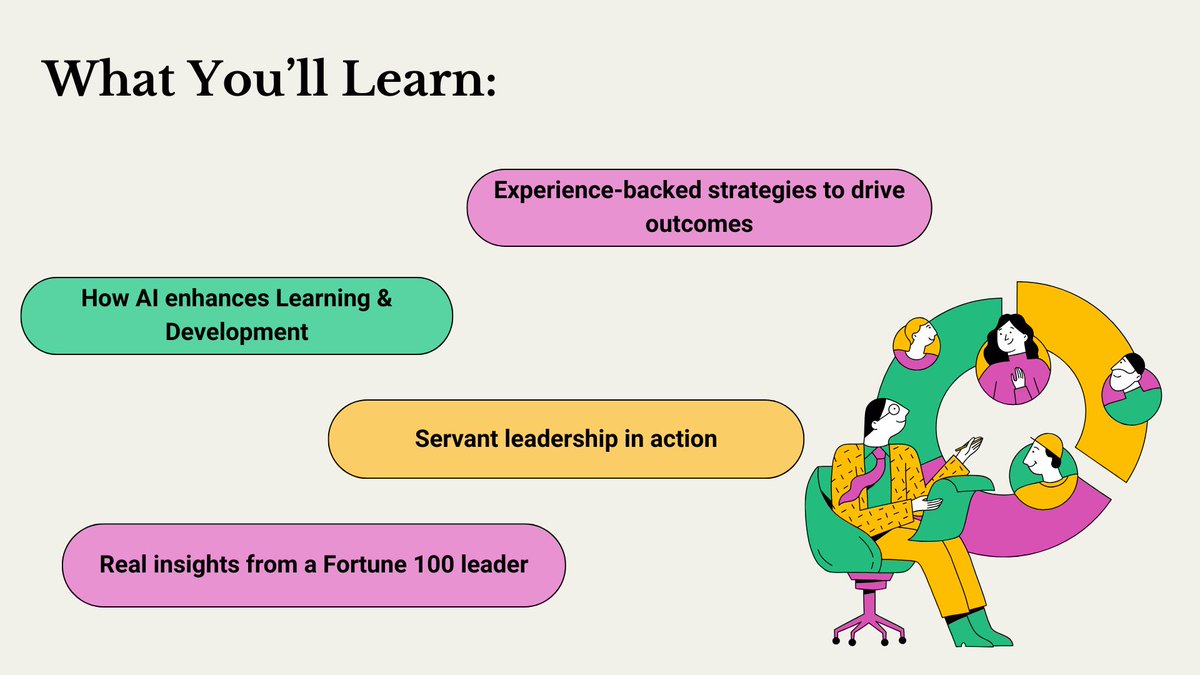 1962_ispi's tweet photo. AI 🤖 + Leadership 💼 = the future of L&amp;D.
Join #ISPI &amp; Matt Mason (SVP, Truist Bank) on May 8!

🧠 AI-driven learning
🌱 Servant leadership
🏆 Real-world insights

🕕 6:45–8:30 PM ET | 📍 Online
🔗 https://t.co/RlKphdG0d8

#AI #Leadership #L&amp;D #ISPI #Webinar https://t.co/pQ9cnor3Tu