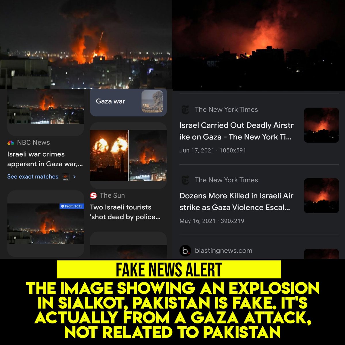 Fukkard's tweet photo. Fake News Alert. #Sialkot

#IndianArmedForces #IndianArmy https://t.co/98QZFsDRyI