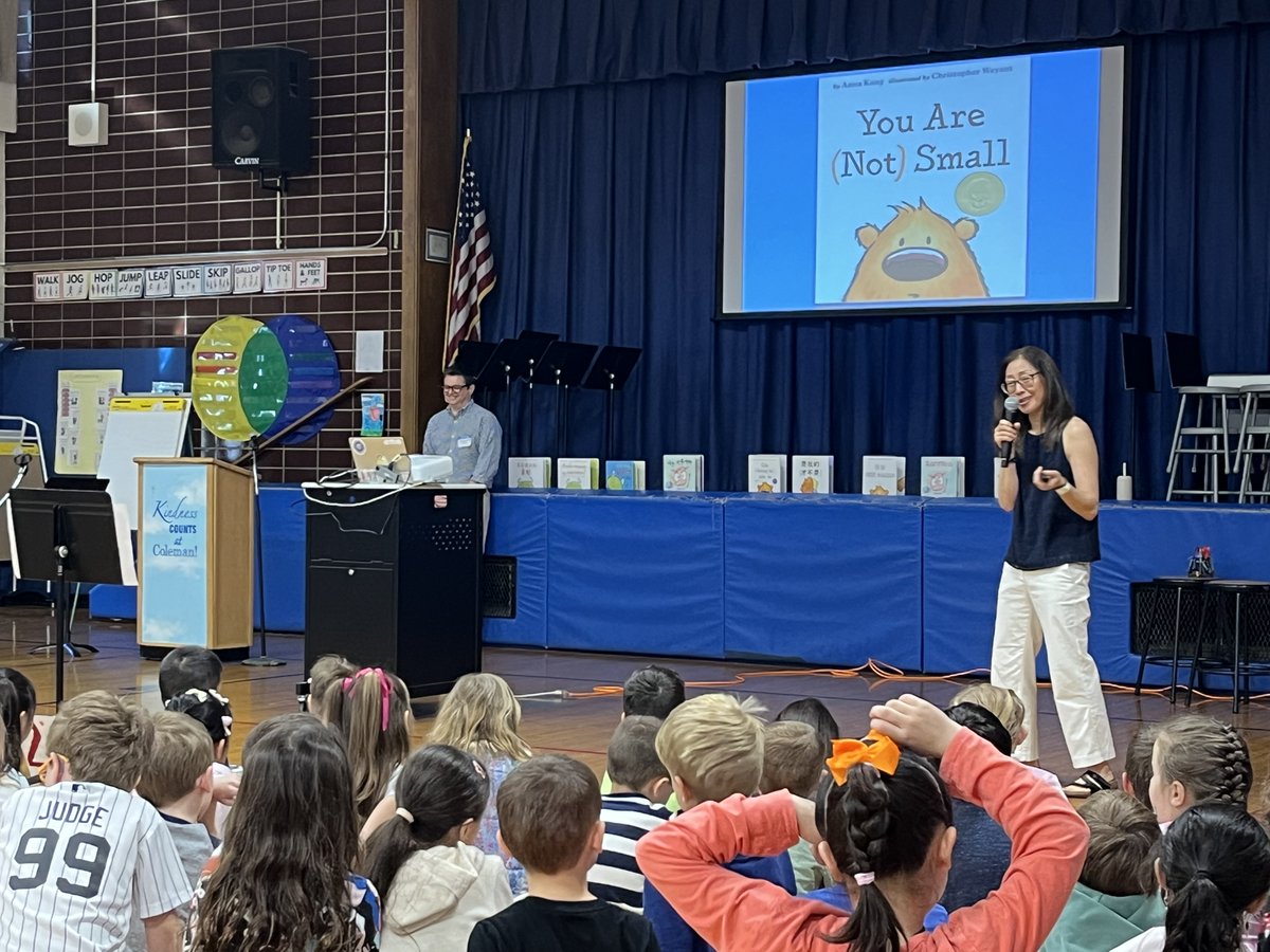 Coleman School welcomes author Anna Kang and illustrator Christopher Weyant! A big thank you to Ms. Kauffman and our Coleman School HSA for facilitating this wonderful visit!!!
<a href="/grpssupt/">Glen Rock Public Schools</a> #rockgrnj