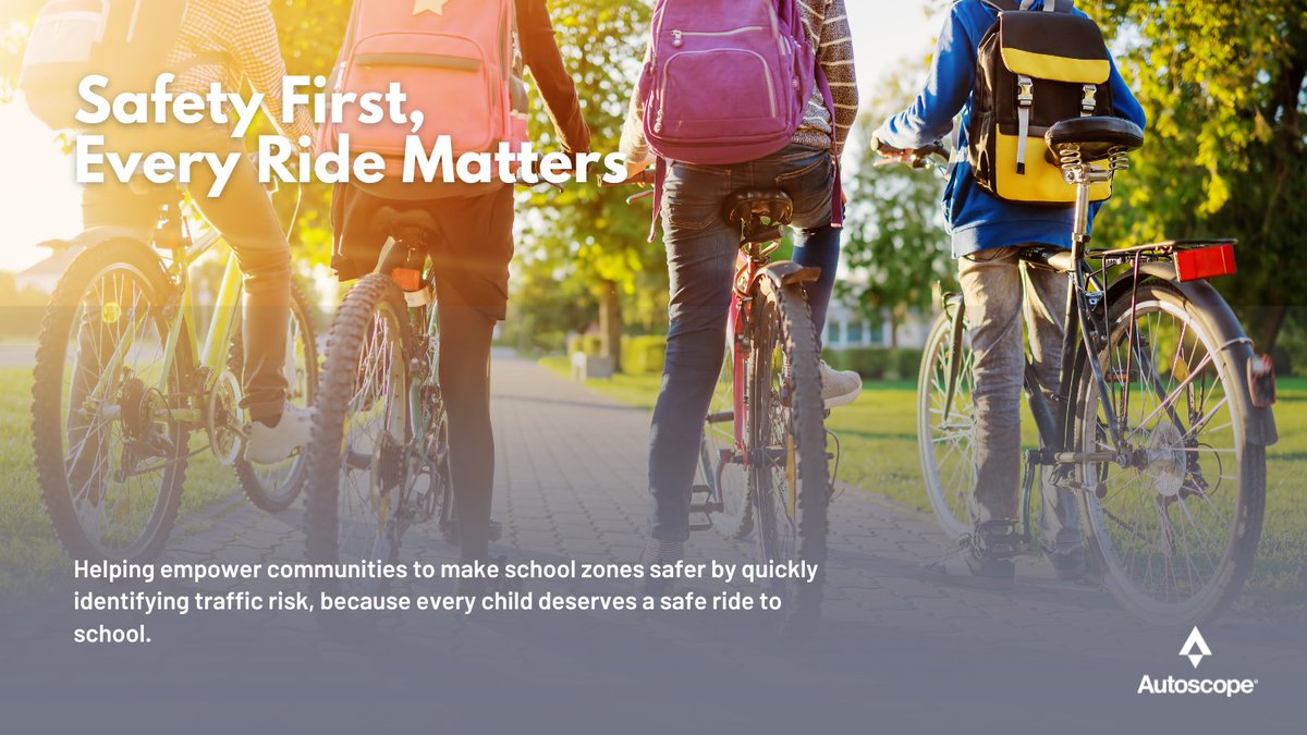 ImageSensingSys's tweet image. Happy Bike & Roll to School Day!
As thousands of students take to the streets on bikes and scooters today, it’s a powerful reminder:
👉 Safe streets aren’t optional—they’re essential.
Because a child’s safety on their way to school is non-negotiable.
#AutoscopeAnalytics