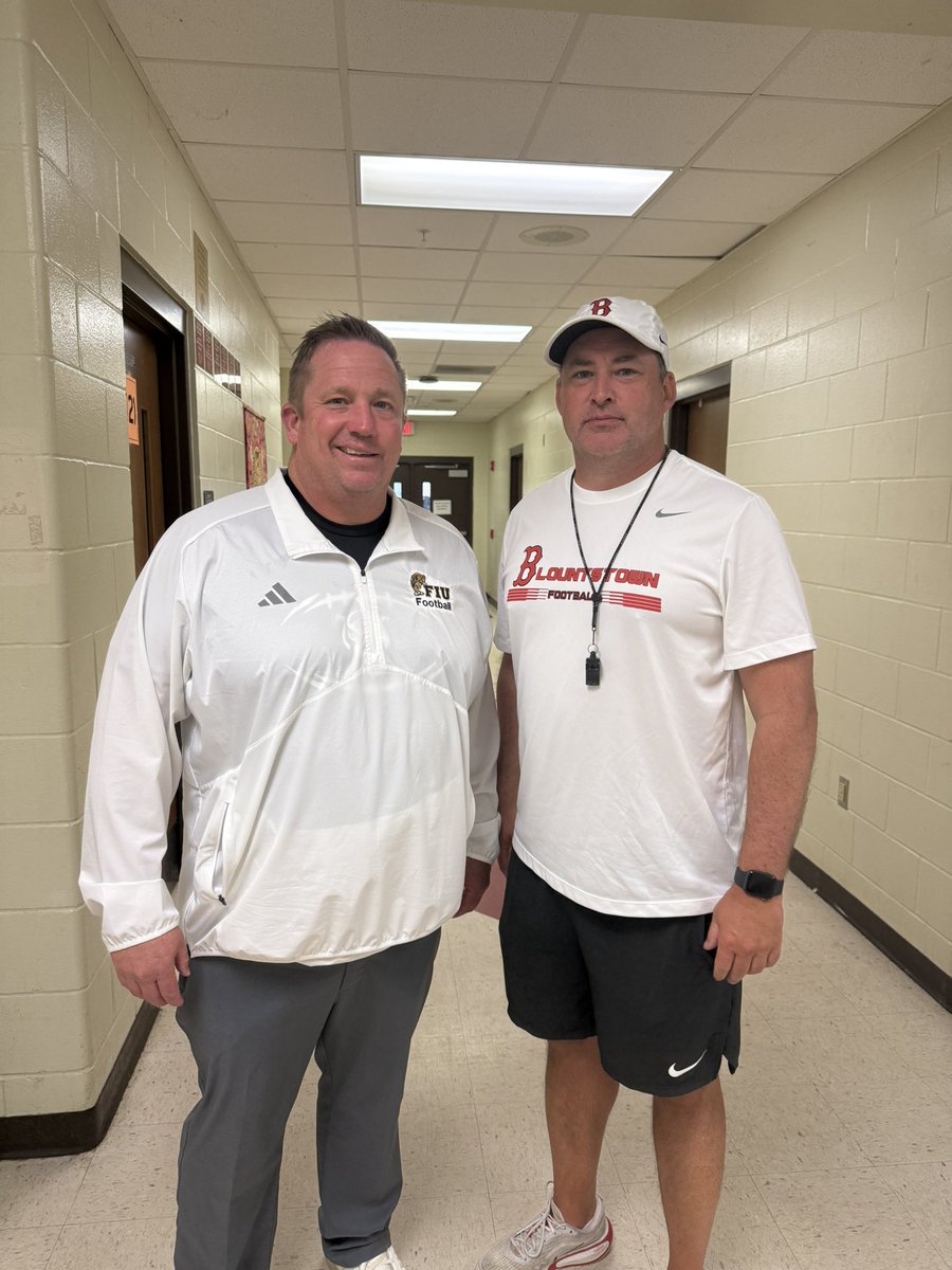 Coach Brad Waggoner (@coachwaggonergt) on Twitter photo Great having <a href="/RSmittyRock/">Ryan Smith #SmittyRock</a> from <a href="/FIUFootball/">FIU Football</a> here recruiting our Blountstown Tigers …. Big things happening in Blountstown … #ComeToBlountstown #OutWorkEverybody <a href="/HallTechSports1/">Hall-Tech Sports</a> <a href="/PrepRedzoneFL/">Prep Redzone Florida</a> <a href="/Andy_Villamarzo/">Andy Villamarzo</a> <a href="/FHS7v7A/">FLORIDA HIGH SCHOOL 7v7 ASSOCIATION</a> <a href="/FlaHSFootball/">FloridaHSFootball.com</a> Great having <a href="/RSmittyRock/">Ryan Smith #SmittyRock</a> from <a href="/FIUFootball/">FIU Football</a> here recruiting our Blountstown Tigers …. Big things happening in Blountstown … #ComeToBlountstown #OutWorkEverybody <a href="/HallTechSports1/">Hall-Tech Sports</a> <a href="/PrepRedzoneFL/">Prep Redzone Florida</a> <a href="/Andy_Villamarzo/">Andy Villamarzo</a> <a href="/FHS7v7A/">FLORIDA HIGH SCHOOL 7v7 ASSOCIATION</a> <a href="/FlaHSFootball/">FloridaHSFootball.com</a>