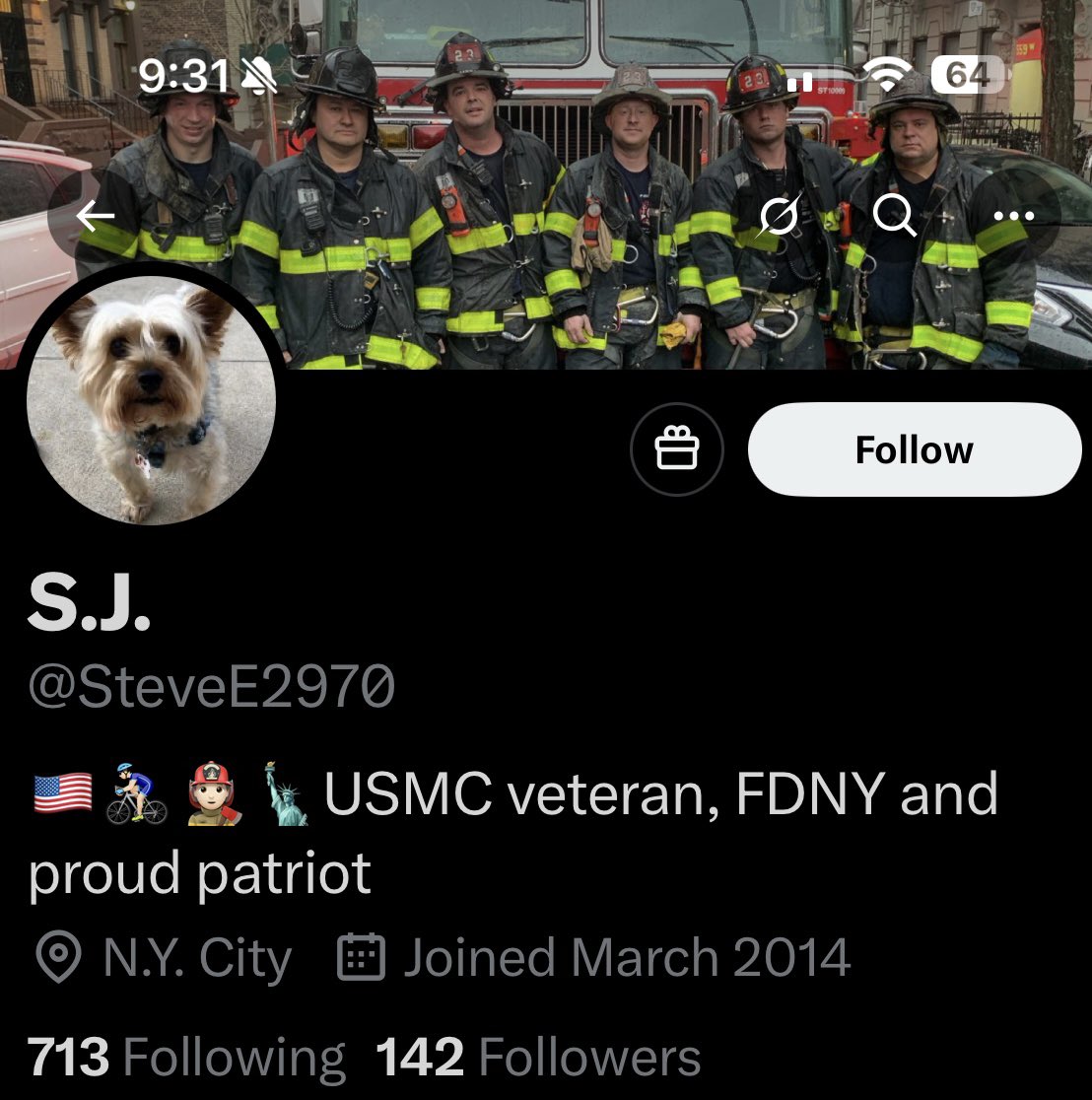 Please give <a href="/SteveE2970/">S.J.</a> a follow and a repost or shoutout to show our gratitude for his service.

USMC Veteran 

Thank you for your service.  We appreciate you.

*These shoutouts are unsolicited and a show of gratitude and respect and are not a request for a follow back.    They