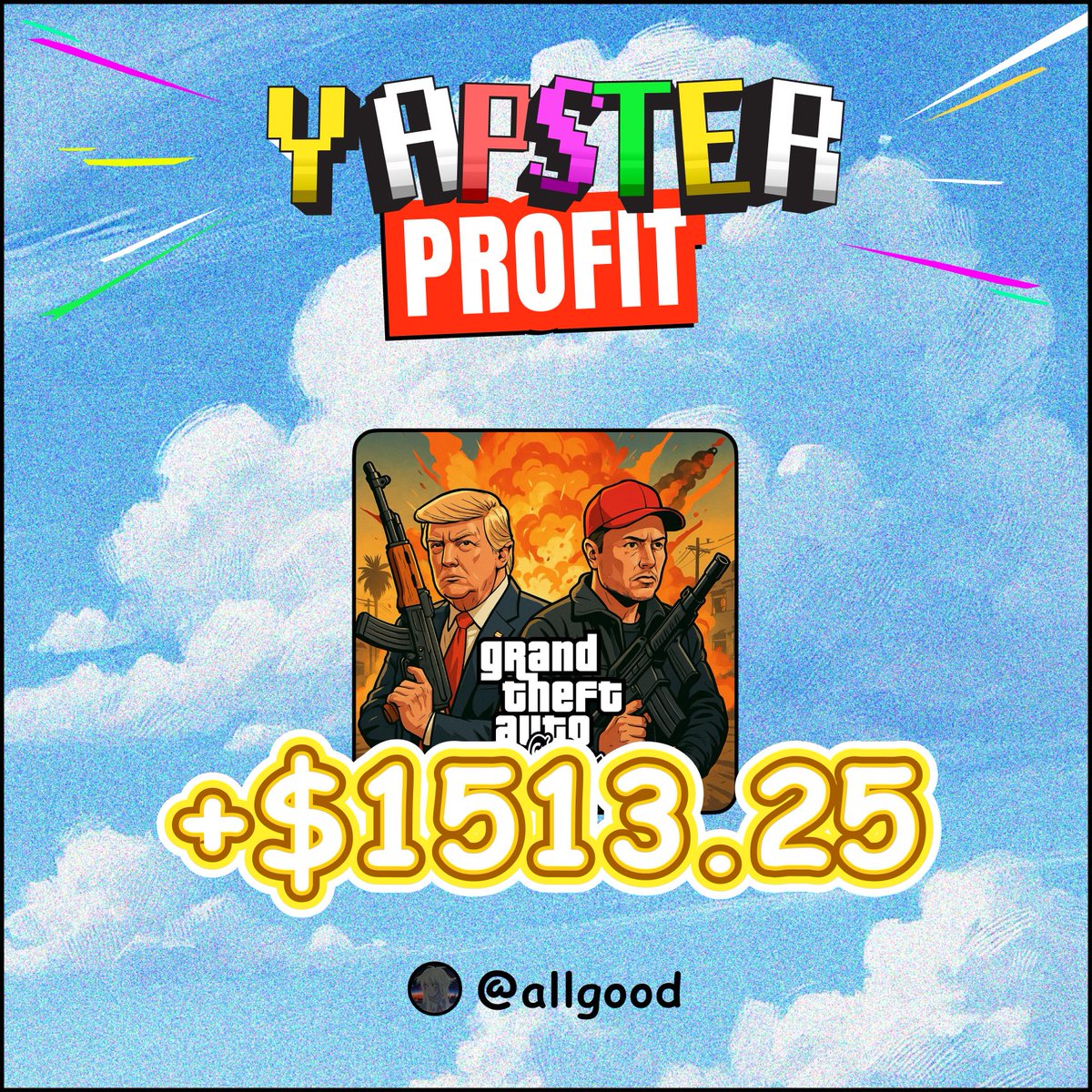 this user is up +$1.5K on a free entry

is that good?
