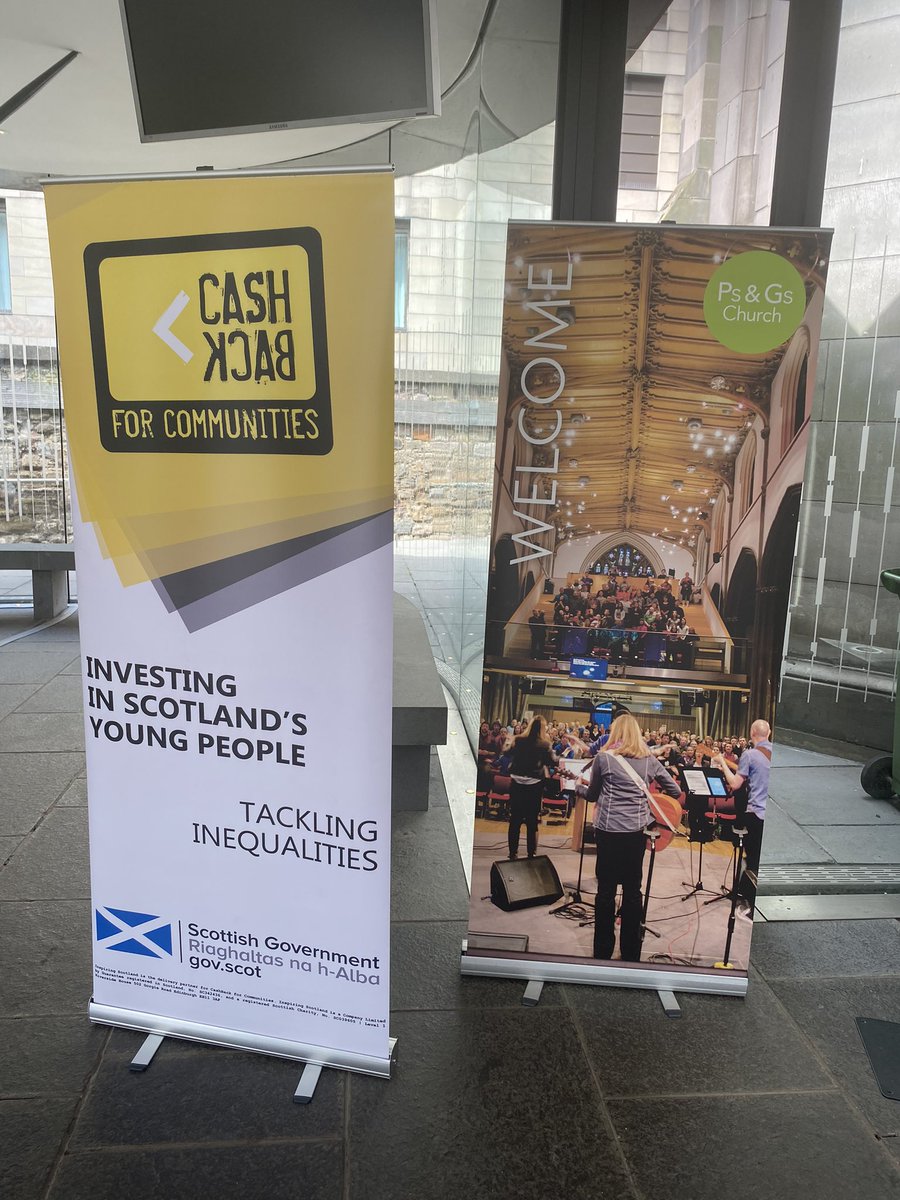 Delighted to be at the <a href="/CashBackScot/">CashBack4Communities</a> event today. Thanks to <a href="/InspiringSland/">Inspiring Scotland</a> for the fantastic day - well organised, friendly, relaxed and full of fantastic networking opportunities. We are pleased to be part of this inspiring community. Thanks to <a href="/PsandGs/">Ps & Gs Edinburgh</a> for the hospitality