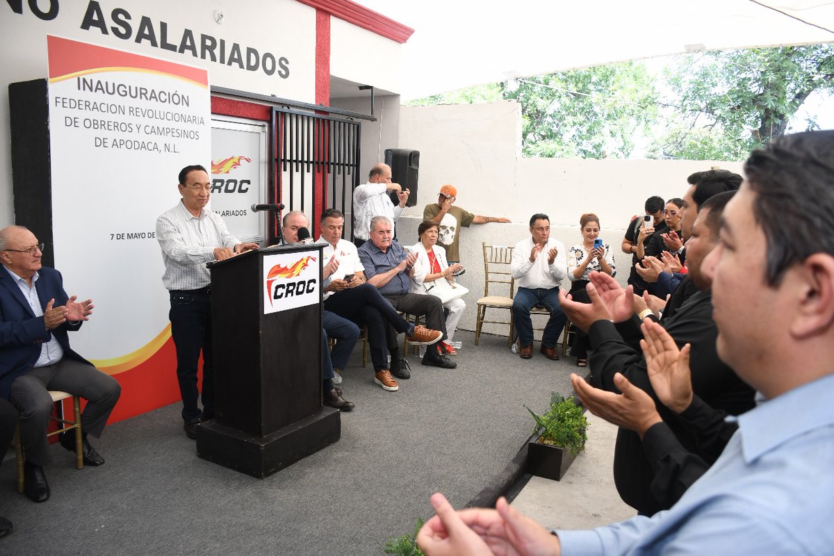 IsaiasGCroc's tweet photo. Toma de protesta al Consejo de Profesionistas y Técnicos del Estado de Nuevo León, son un grupo comprometido con el sindicalismo y el bienestar de las y los trabajadores que con su experiencia y profesionalismo, aportarán nuevos bríos y perspectivas innovadoras al sindicalismo. https://t.co/iT4ynByeHF