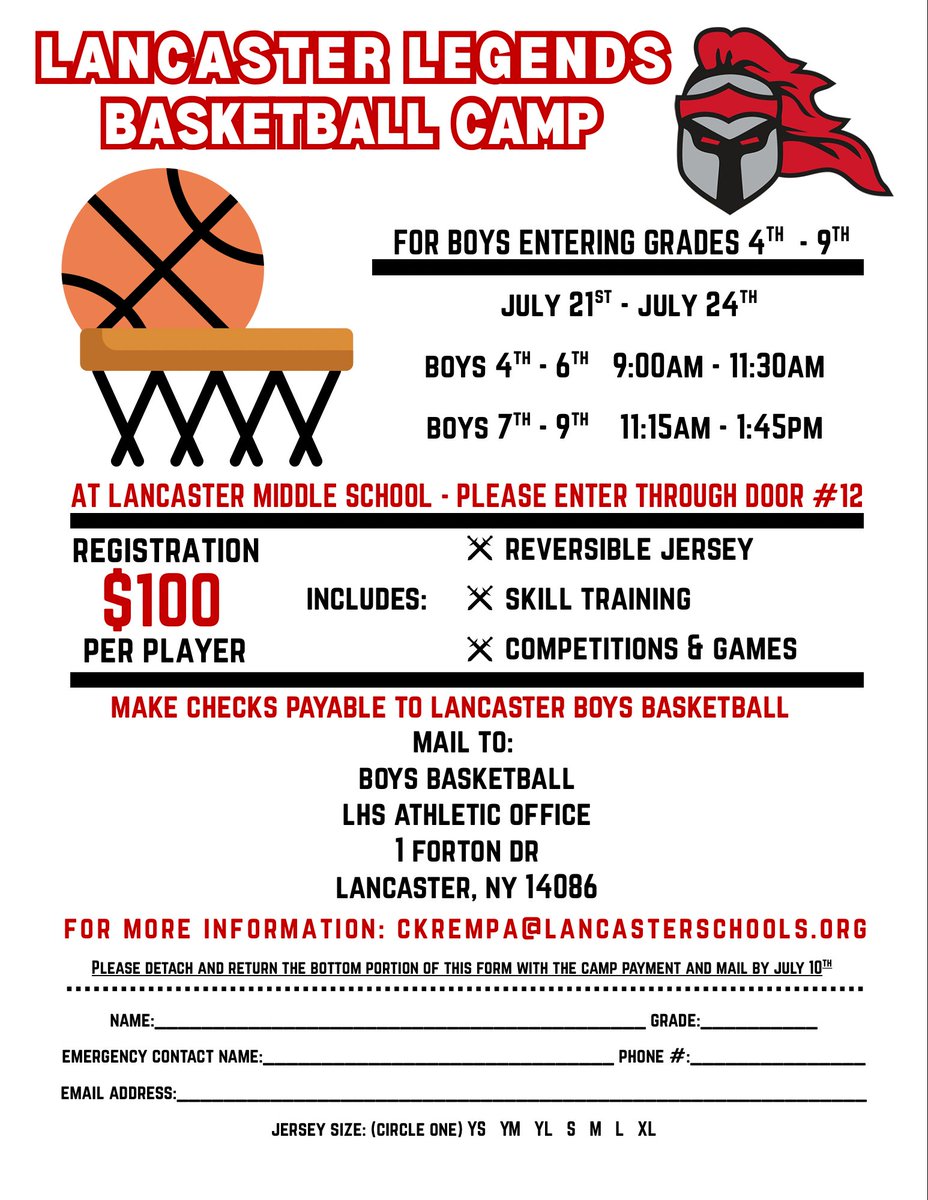 Camp registration is open!