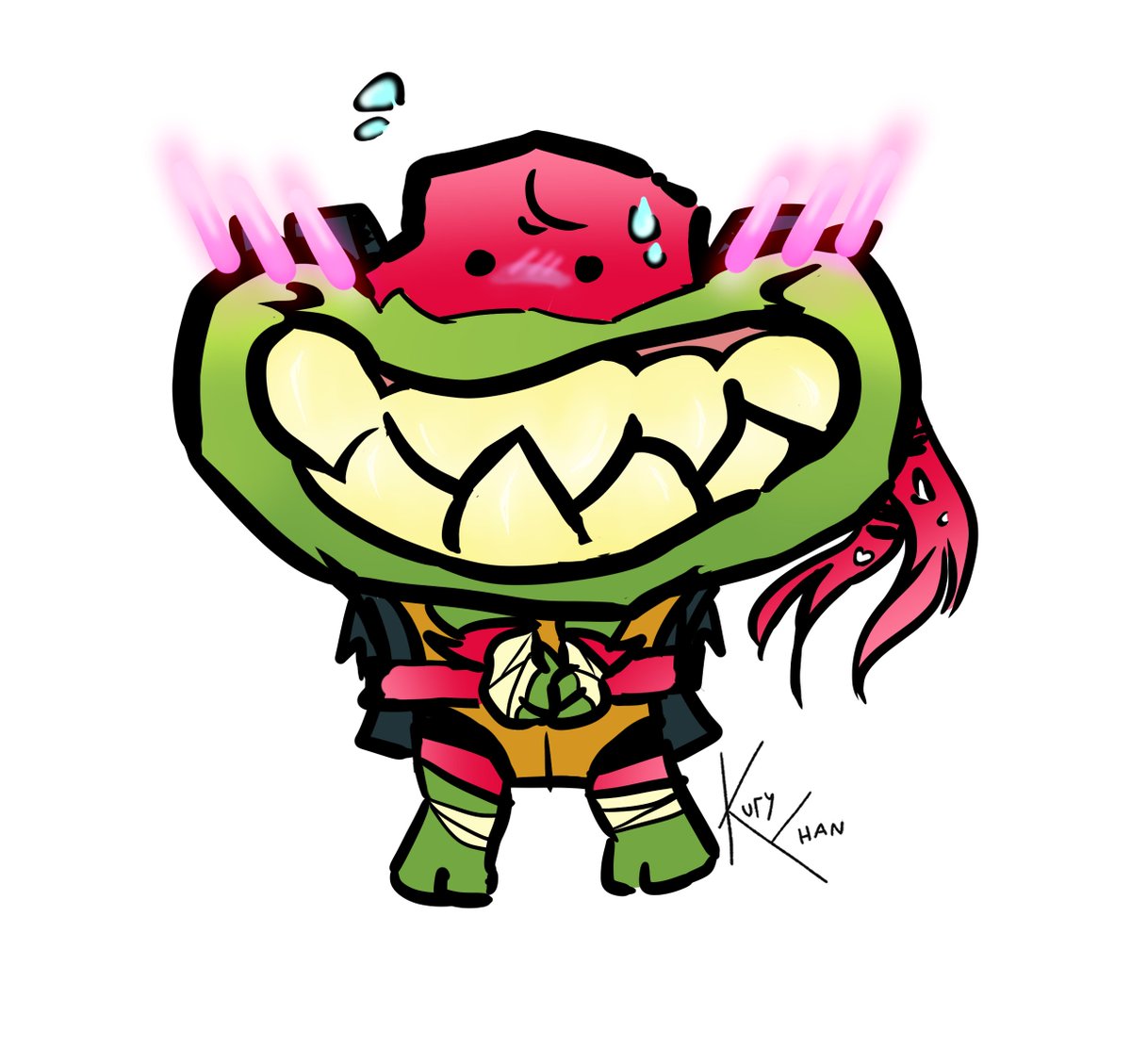 Here is the ✨silly art✨requested by <a href="/nickkkdoesstuff/">💥 𝙣𝙞𝙘𝙠𝙠𝙠 💥 ⌫ | ᴄᴏᴍᴍɪssɪᴏɴs ᴏᴘᴇɴ</a> who got the most liked comment on last saturday´s post on the <a href="/Rise_Frames/">ROTTMNT_FRAMES</a> acc!

ME LOVES LIL RAPH JUST LOOK AT HIMMM UGHHH😭😭🐢♥️

#rottmnt #art