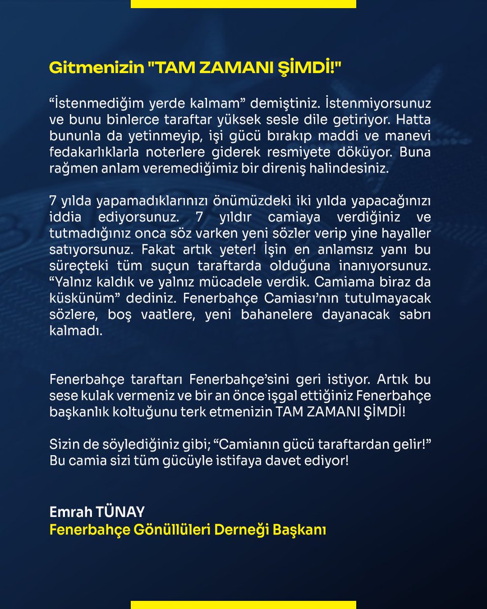Gitmenizin "TAM ZAMANI ŞİMDİ!"