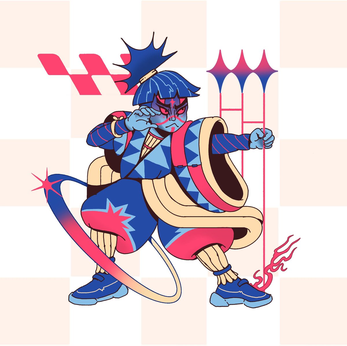 Invencible bajo el sol

#characterdesign #ukiyoe #illustration #abalastegui