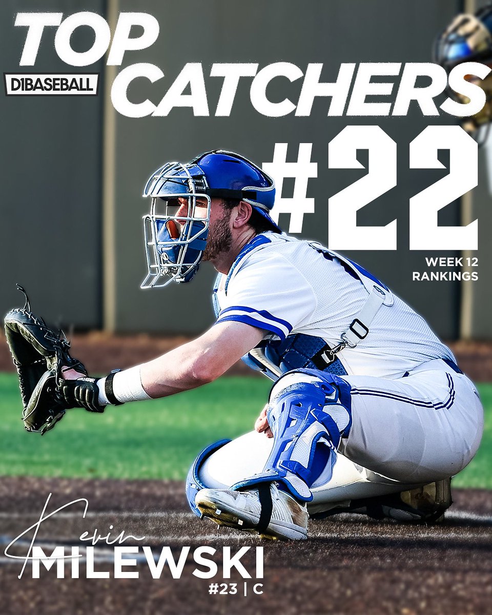 Seton Hall University Baseball (@shubaseball) on Twitter photo Kevin Milewski stays 🔛🔝
Voted on by <a href="/d1baseball/">D1Baseball</a> Milewski is ranked #22 for catchers in the country🏴☠️
#HALLin🔵⚪️ #NeverLoseYourHustle Kevin Milewski stays 🔛🔝
Voted on by <a href="/d1baseball/">D1Baseball</a> Milewski is ranked #22 for catchers in the country🏴☠️
#HALLin🔵⚪️ #NeverLoseYourHustle