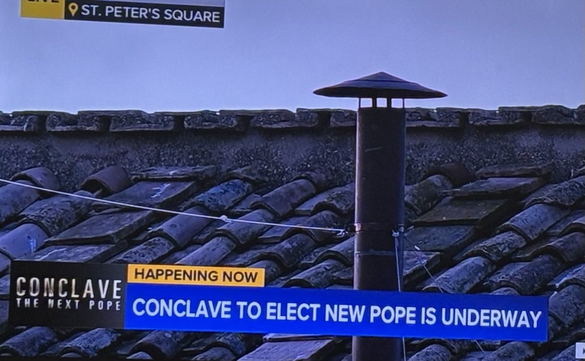 Waiting on that smoke 👀     #conclave