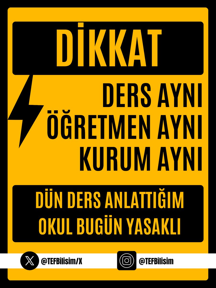 Bilişim Teknolojileri öğretmenleri, her okul türünde ve kademede eğitim verecek düzeydedir. Alan değişikliği dayatmasını kabul etmiyoruz. #TEFBilisimVazgecmiyor #Tefbilisimhaklı
