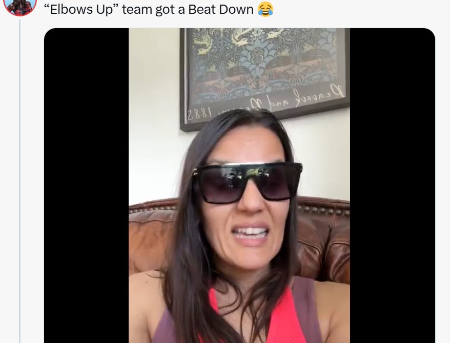 I was gonna tweet about it yesterday, and this confirms what I was thinking.

All the #CPC Con trolls are going after "#ElbowsUp" to try to destroy it like, say, the word "woke." 

They have to attack/poison everything.

#cdnpoli #PierrePoilievreIsALoser