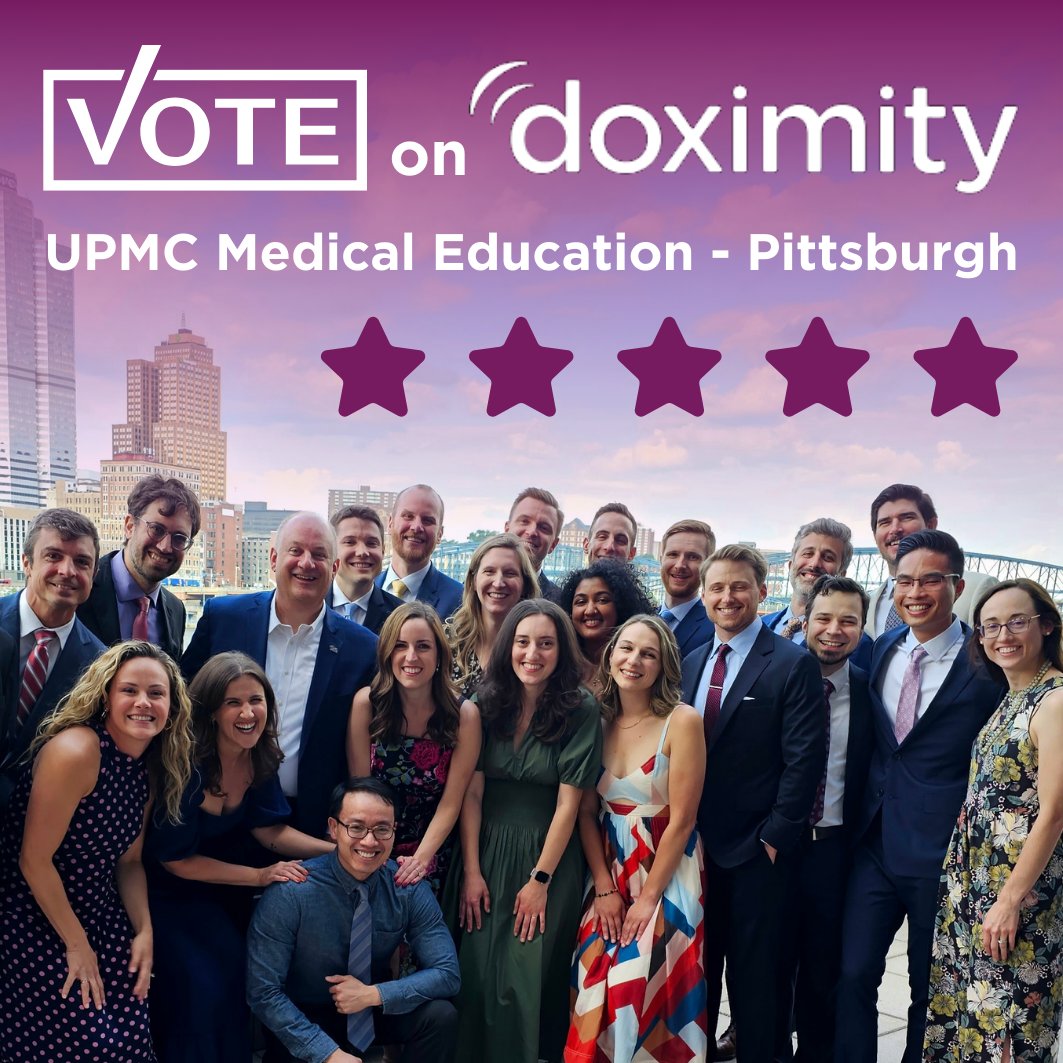 💜 UPMC Anesthesiology Residency Alumni &amp; Faculty - We need you!

Nominate our program on @Doximity's Nomination Survey to help us rank among the best! 🏅

📅 Survey is open until June 2, 2025
✅ Update your Doximity profile to participate

🗳️ Nominate us: doximity.com/surveys/best_r…