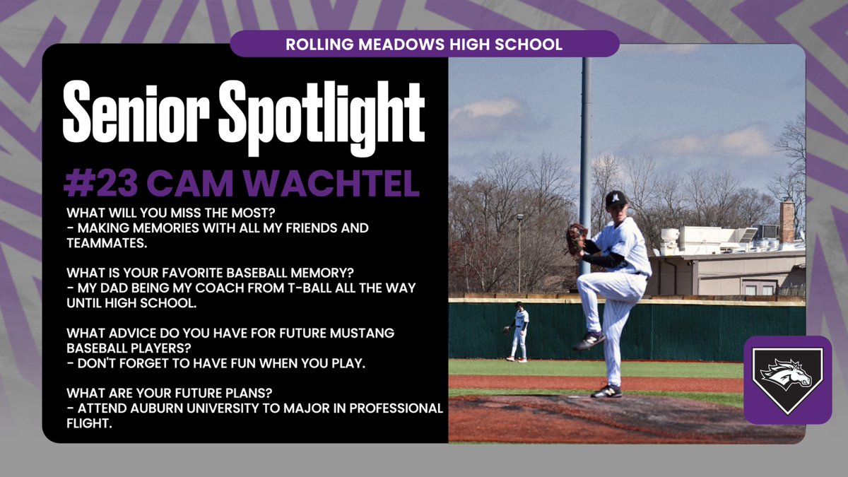 Next up today in our Senior Spotlight is #23 Cam Wachtel.
