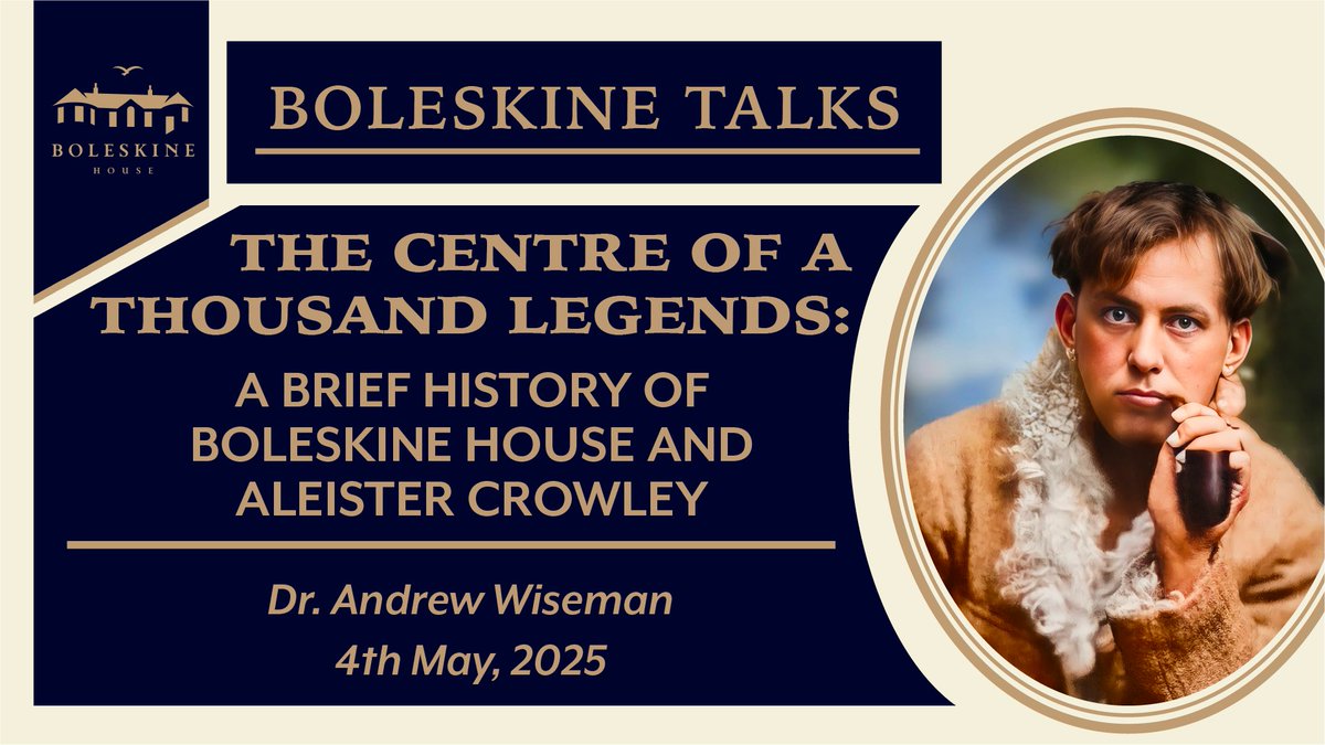 Missed it Sunday? 🎥 Dr. Andrew Wiseman’s talk on Boleskine House &amp; Aleister Crowley’s ownership is now on YouTube!

Huge thanks to Dr. Wiseman for sharing his fascinating work.

🎬 Watch here: youtu.be/i4xVD-r0Pdk?fe…
#BoleskineHouse #Crowley #History