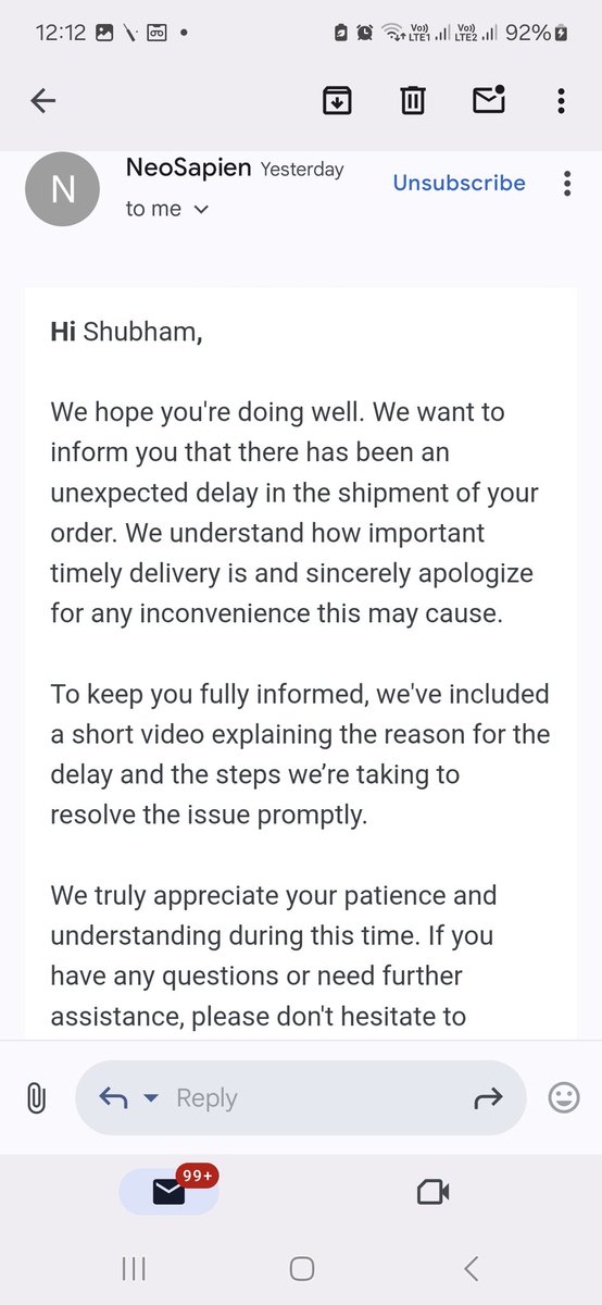 OGMalaniShubham's tweet photo. At least be on your own words where you promise to deliver the product and just keep on delaying by a month or more for the context I'll attach the screenshots with this thread https://t.co/pMPuRUgsvM