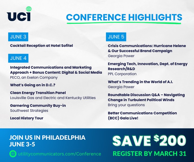 WOW! Check out this phenomenal lineup of speakers and topics set for our 2025 conference in Philadelphia! Don't miss out ... REGISTER TODAY: events.humanitix.com/uci-2025-phila…