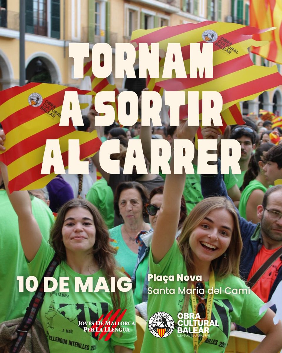 Tornam a sortir al carrer perquè ens sobren els motius per seguir cridant ben fort: Sí a la llengua!✊🏼

Perquè...