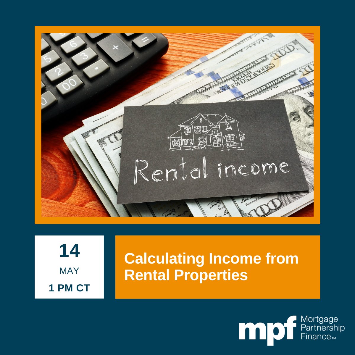 MPFProgram's tweet image. Join us for an informative webinar focused on the fundamentals of calculating rental income for mortgage qualifications. Register today to strengthen your knowledge and improve accuracy in income evaluation: bit.ly/2ZfSwvQ