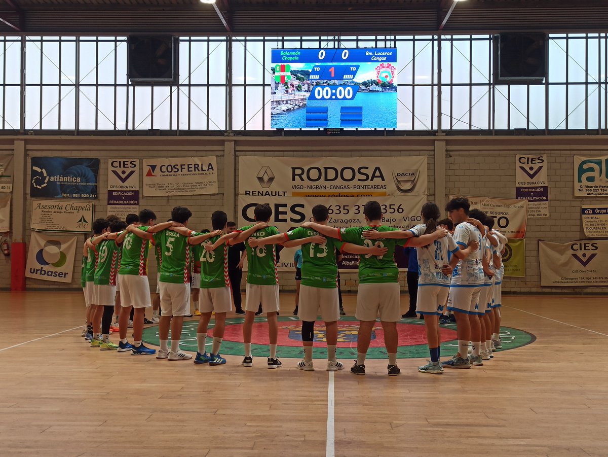 CB_ChapelaWeb's tweet image. Vitoria dos cadetes masculinos na Copa Federación nunha reedición do que foi a semifinal da Final Four. Desta volta gañamos nós nun bo encontro de tódolos rapaces (38-35). Norabóa equipo!!
#imoschapela #vermelloeverde