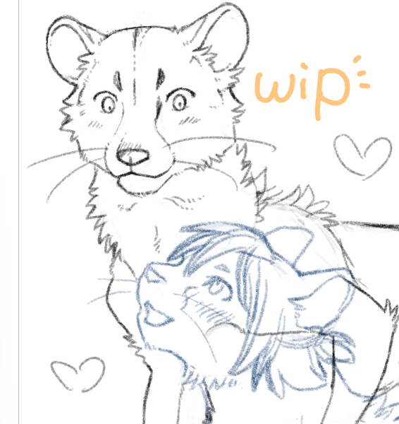 wip。追加で描きたい絵の時間がかかっちゃってる…えち絵の方は出来てるし追加の方はおまけ的な絵になるので、加速してがんぼる!
早くしないと5月初旬が過ぎてしまう～! 