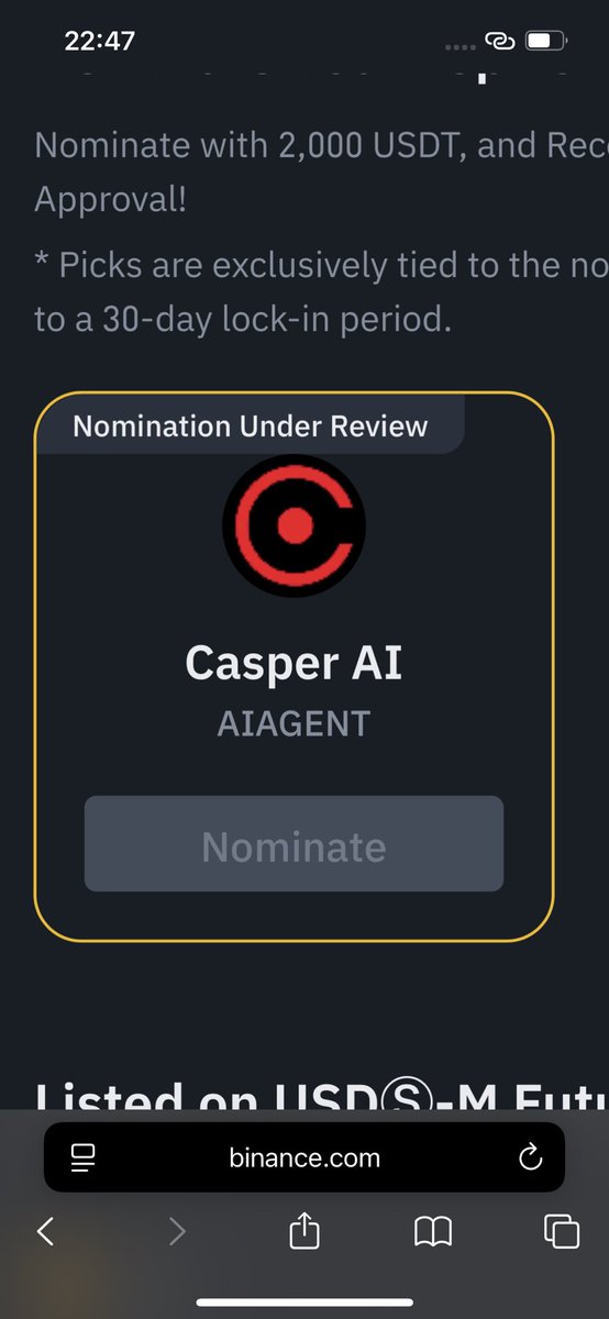 We got pre-approved on Binance Futures and A leading, International perpetuals market maker has nominated AIAGENT for Binance Perps NEXT.

And that’s not all, we are working on one more thing with B!

Once we get to the top, we have a real chance of getting $AIAGENT on Binance