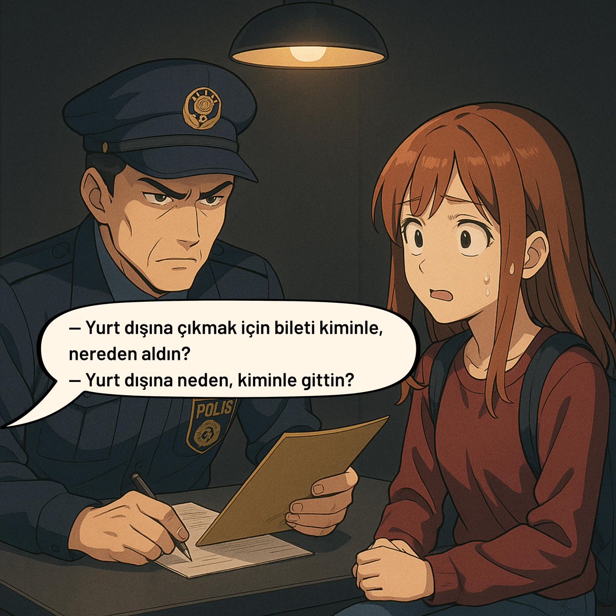 odakdunyam's tweet photo. Gözaltındaki gençlere, akıllara ziyan sorular:

— Yurt dışına çıkmak için bileti nereden, kiminle aldın?

— Yurt dışına neden, kiminle gittin?

@MSTanrikulu 

YineGözaltı YineGençler https://t.co/5ha7ZASrYf