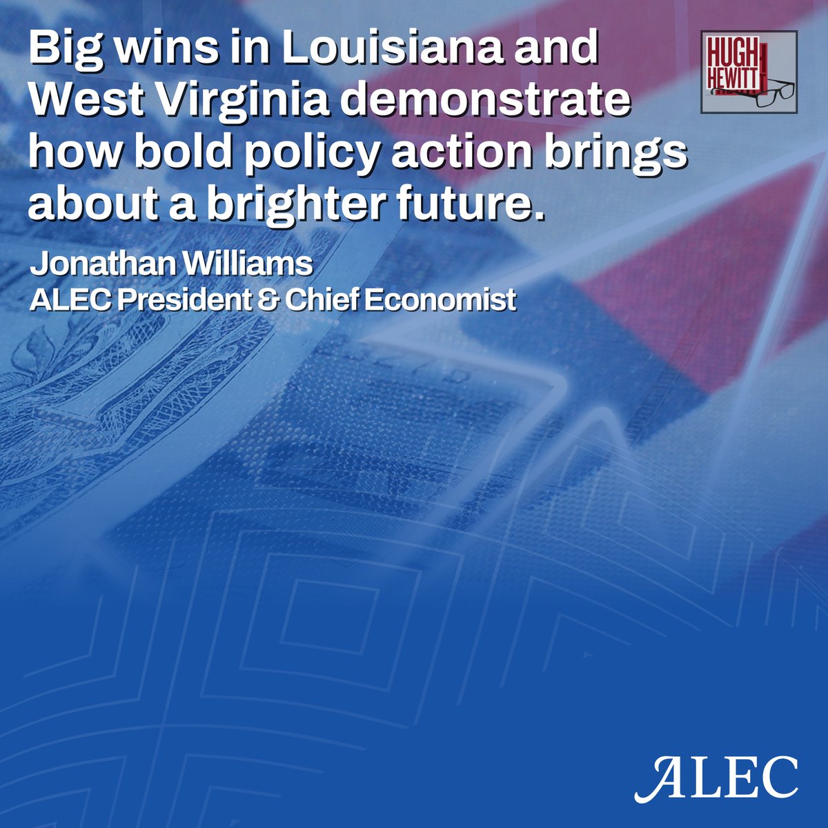 American Legislative Exchange Council (@alec_states) on Twitter photo The success stories of Louisiana and West Virginia prove that meaningful reform is possible ALECās <a href="/Taxeconomist/">Jonathan Williams</a> told <a href="/hughhewitt/">Hugh Hewitt</a> the latest Rich States, Poor States shows āreal comeback storiesā and room to grow. alec.org/article/why-soā¦
#Louisiana #WestVirginia #Economy The success stories of Louisiana and West Virginia prove that meaningful reform is possible ALECās <a href="/Taxeconomist/">Jonathan Williams</a> told <a href="/hughhewitt/">Hugh Hewitt</a> the latest Rich States, Poor States shows āreal comeback storiesā and room to grow. alec.org/article/why-soā¦
#Louisiana #WestVirginia #Economy