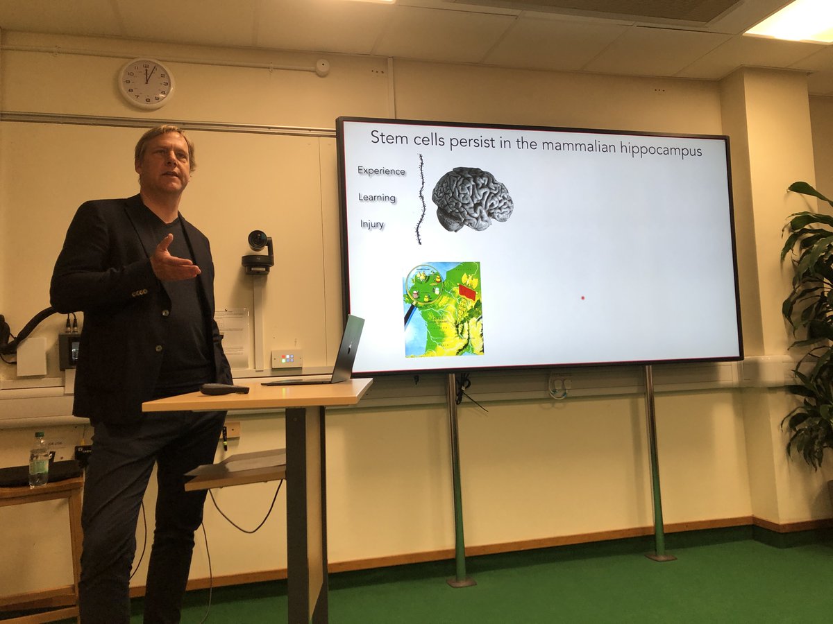 abhii_mit's tweet image. Sebastian Jessberger, Prof/Director of the Brain Research Institute @UZH_en 🇨🇭 gave a tour-de-force seminar on stem cells, adult-born neurons and ageing, kicking off the Trinity Term lecture series @PharmOxford. Students in the lab enjoyed spending quite a bit of time with him..