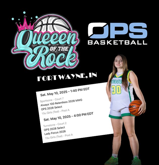 Cody Dudley (@codydudley87) on Twitter photo Some <a href="/NortheasternGBB/">NHS Girls Basketball</a> hoopers will be at #QueenOfTheRock this weekend in Fort Wayne, IN ⤵️
<a href="/AdyKircher/">Ady Kircher</a> (2026) OPS UA Rise
<a href="/KenzJohnson_44/">Mackenzie Johnson</a> (2027) A100 Skillz
<a href="/FiBreitenbach29/">Fiona Breitenbach</a> (2029) IBC Jr3SSB
<a href="/SammiKircher11/">Sammi</a> (2028) OPS Select Some <a href="/NortheasternGBB/">NHS Girls Basketball</a> hoopers will be at #QueenOfTheRock this weekend in Fort Wayne, IN ⤵️
<a href="/AdyKircher/">Ady Kircher</a> (2026) OPS UA Rise
<a href="/KenzJohnson_44/">Mackenzie Johnson</a> (2027) A100 Skillz
<a href="/FiBreitenbach29/">Fiona Breitenbach</a> (2029) IBC Jr3SSB
<a href="/SammiKircher11/">Sammi</a> (2028) OPS Select
