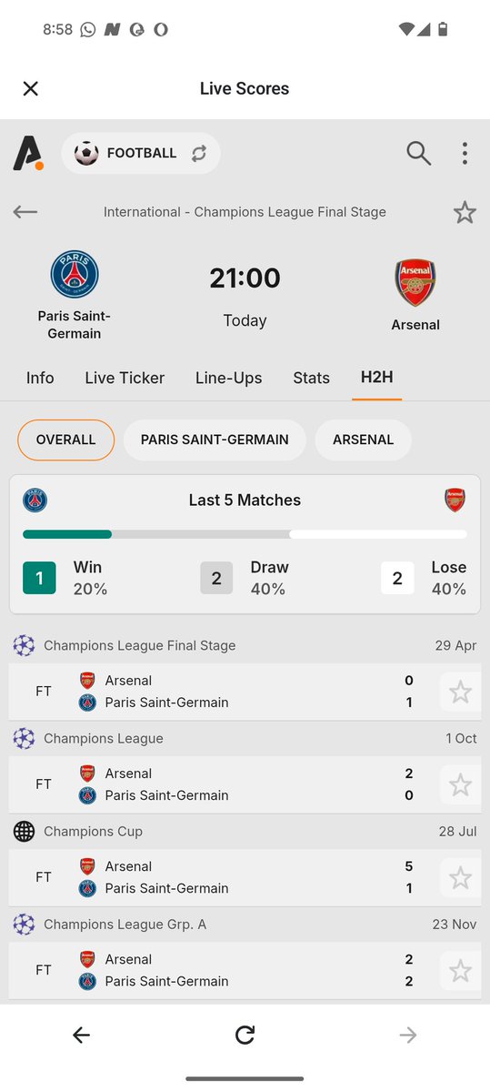 jorgenarnesen's tweet image. Our live score services used by millions of Opera users.. now also available as a Mini App in @minipay check it out!