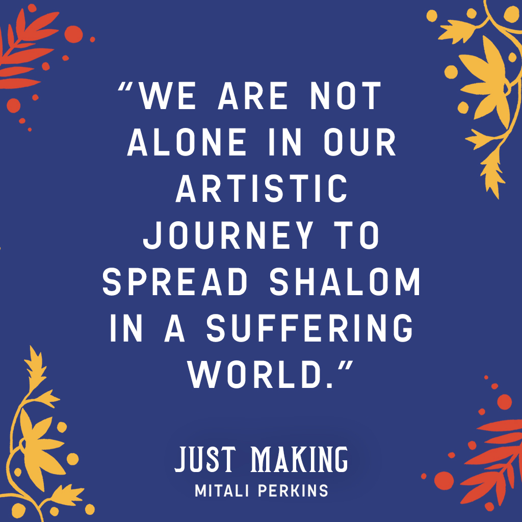 How can we justify making beautiful things when so many people are suffering? In Just Making, <a href="/MitaliPerkins/">Mitali Perkins</a> offers guidance on how to keep making art infused with truth and goodness, not to ignore a world in distress but for the sake of loving it. hubs.li/Q03lsjX10