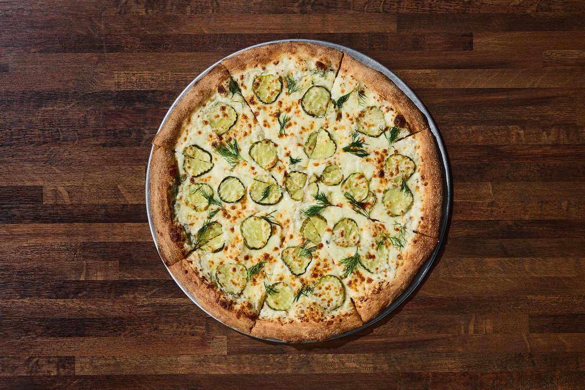 Venezia's Pizzeria (@veneziaspizza) on Twitter photo Have you tried The Dilly yet? Itโs the tangy, cheesy, unexpectedly amazing slice you never saw coming, and now you canโt live without it.
โ๏ธ Creamy garlic cucumber sauce
โ๏ธ Melted mozzarella
โ๏ธ Crisp kosher pickles
โ๏ธ Fresh dill
One bite in and... yeah, youโre obsessed. ๐๐ Have you tried The Dilly yet? Itโs the tangy, cheesy, unexpectedly amazing slice you never saw coming, and now you canโt live without it.
โ๏ธ Creamy garlic cucumber sauce
โ๏ธ Melted mozzarella
โ๏ธ Crisp kosher pickles
โ๏ธ Fresh dill
One bite in and... yeah, youโre obsessed. ๐๐