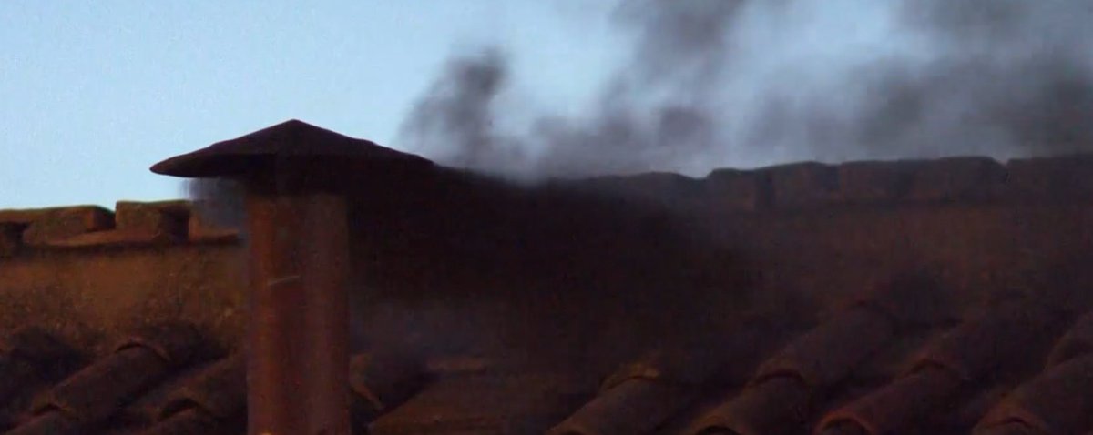 RealBenChurch's tweet image. Black smoke, no new pope