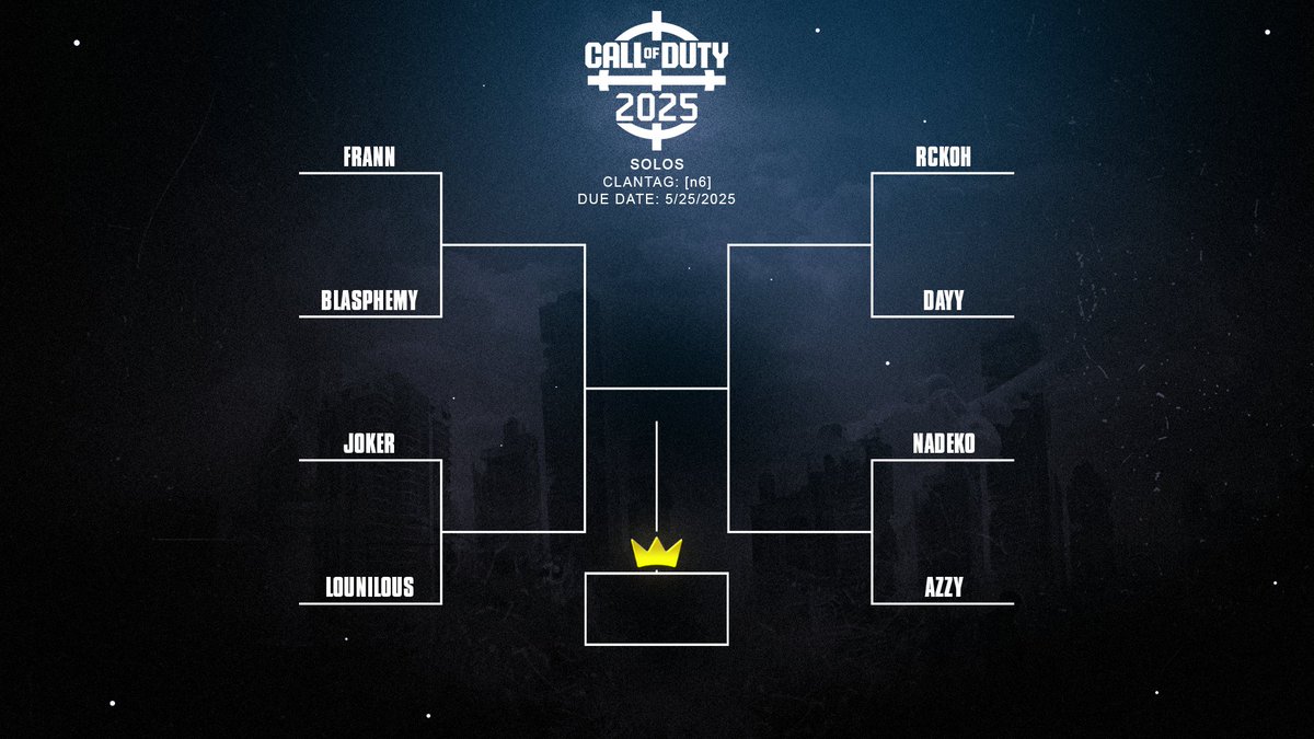 Cod in 2025 Tournament tweet media