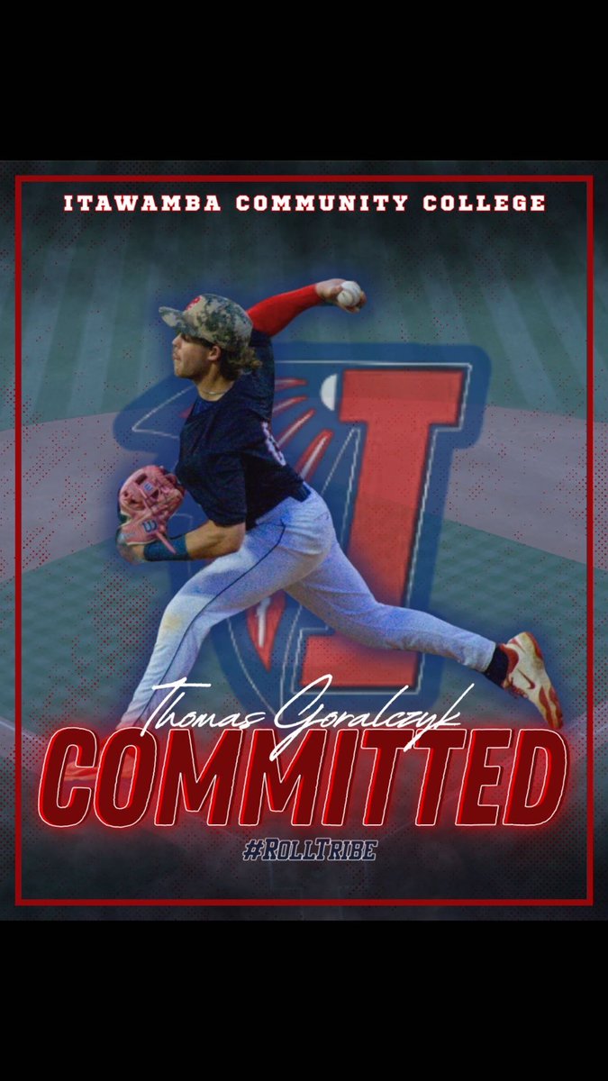 Thomas Goralczyk (@tommyg006) on Twitter photo I’m beyond Blessed and excited to announce my commitment to ICC. Thank you to my coaches and parents and most of all God for helping me along the journey.
Roll Tribe!
<a href="/CoachHerry/">Andrew Herrington</a> <a href="/TCPSAthletics/">TCPS Athletics</a> <a href="/TCPSBSB/">TCPS BSB</a> I’m beyond Blessed and excited to announce my commitment to ICC. Thank you to my coaches and parents and most of all God for helping me along the journey.
Roll Tribe!
<a href="/CoachHerry/">Andrew Herrington</a> <a href="/TCPSAthletics/">TCPS Athletics</a> <a href="/TCPSBSB/">TCPS BSB</a>