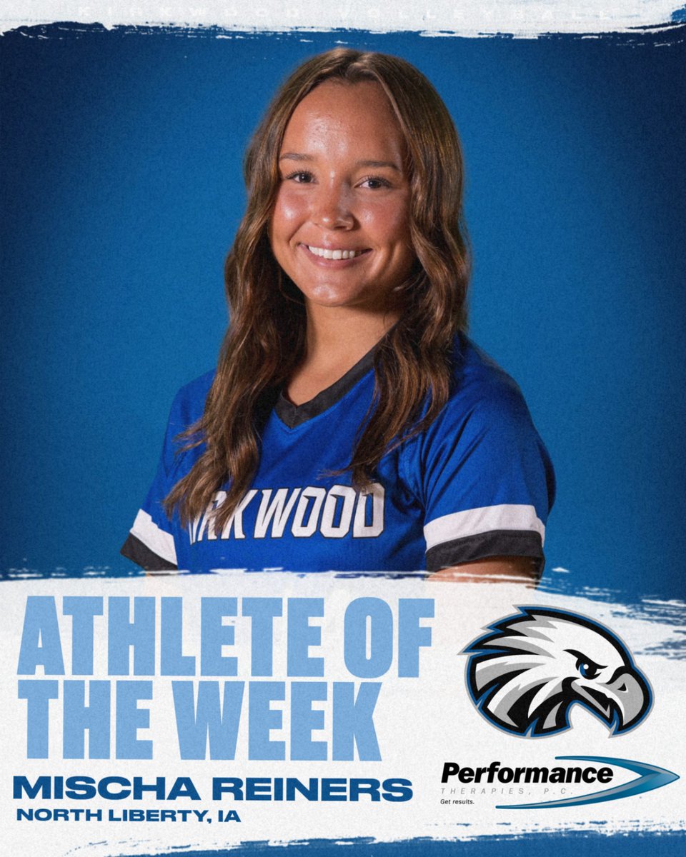 Kirkwood Eagles (@kirkwoodeagles) on Twitter photo SOFTBALL
Congratulations to Mischa Reiners on winning ICCAC Athlete of the Week honors! She went 10-14 (.714) at the plate over five games earning 6 runs and having 5 RBI. Amazing work, Mischa!
#GoEagles🦅🥎 |
<a href="/KCC_SB/">Kirkwood Softball</a> SOFTBALL
Congratulations to Mischa Reiners on winning ICCAC Athlete of the Week honors! She went 10-14 (.714) at the plate over five games earning 6 runs and having 5 RBI. Amazing work, Mischa!
#GoEagles🦅🥎 |
<a href="/KCC_SB/">Kirkwood Softball</a>