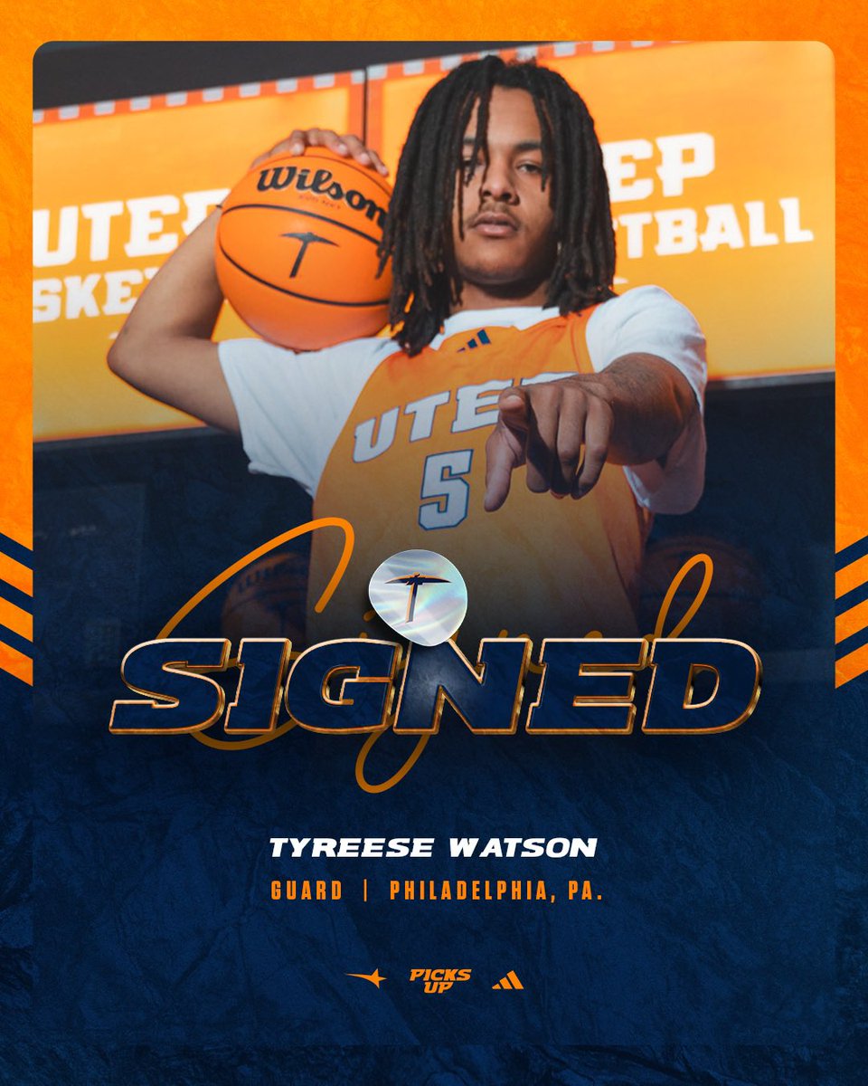 UTEP Men’s Basketball (@utepmbb) on Twitter photo Welcome to the 915, <a href="/tyreesewatson5/">Reese Watson🔑</a> 🏀
🔶 12.0 ppg, 4.3 apg, 3.3 rpg & 1.7 spg in ‘24-25 with ULM
🔶 Top-10 in the league for free throws made & attempted
🔶 58-7 record & 1,000+ scorer in two years at Cochise College
#PicksUp Welcome to the 915, <a href="/tyreesewatson5/">Reese Watson🔑</a> 🏀
🔶 12.0 ppg, 4.3 apg, 3.3 rpg & 1.7 spg in ‘24-25 with ULM
🔶 Top-10 in the league for free throws made & attempted
🔶 58-7 record & 1,000+ scorer in two years at Cochise College
#PicksUp