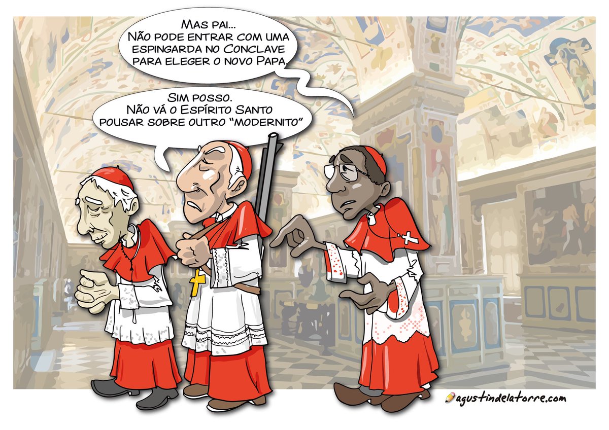 Agustín de la Torre (@agustindlatorre) on Twitter photo ¿Dónde se posará el Espíritu…? #conclave #humorreligioso <a href="/vaticannews_es/">Vatican News</a> <a href="/Pontifex_es/">Papa León XIV</a> #Fe #Evangelio #compArte #Ama #GodIsGood <a href="/__Pontifex_es/">Papa Francisco</a> #nuevaevangelizaccion #Cambiaelmundo #NuevaIglesia #ElSoploIlustrado
<a href="/ReligionDigit/">Religión Digital</a> ¿Dónde se posará el Espíritu…? #conclave #humorreligioso <a href="/vaticannews_es/">Vatican News</a> <a href="/Pontifex_es/">Papa León XIV</a> #Fe #Evangelio #compArte #Ama #GodIsGood <a href="/__Pontifex_es/">Papa Francisco</a> #nuevaevangelizaccion #Cambiaelmundo #NuevaIglesia #ElSoploIlustrado
<a href="/ReligionDigit/">Religión Digital</a>