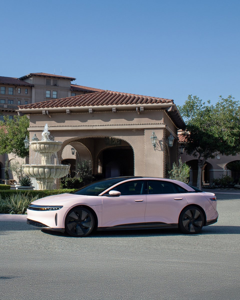 Lucid Motors (@lucidmotors) on Twitter photo Feeling extra pretty in pink.
In celebration of 160 years of <a href="/TheLanghamHotel/">The Langham Hotels & Resorts</a>, we have partnered to bring "Langham Pink" Lucid Air house cars to guests at the <a href="/LanghamPasadena/">The Langham Huntington, Pasadena</a> and <a href="/LanghamNYC/">The Langham, New York, Fifth Avenue</a> locations.
Explore each city in unparalleled style and comfort. Feeling extra pretty in pink.
In celebration of 160 years of <a href="/TheLanghamHotel/">The Langham Hotels & Resorts</a>, we have partnered to bring "Langham Pink" Lucid Air house cars to guests at the <a href="/LanghamPasadena/">The Langham Huntington, Pasadena</a> and <a href="/LanghamNYC/">The Langham, New York, Fifth Avenue</a> locations.
Explore each city in unparalleled style and comfort.