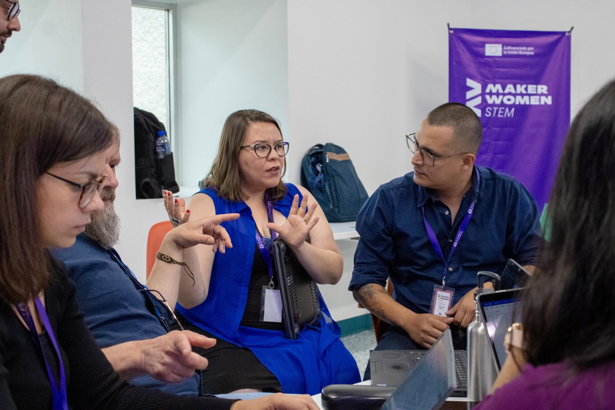 IngenieriasTec's tweet image. Esto es Maker Women Stem, un seminario donde colaboradores de todo el mundo se reunieron en @Tec_CCM  para crear estrategias que fomenten la inclusión en STEM. 💜

Junto con la @observatorioedu y 9 universidades reunidas en el pro de una mejor comunidad. 💡

#FindingTheWay #Tec