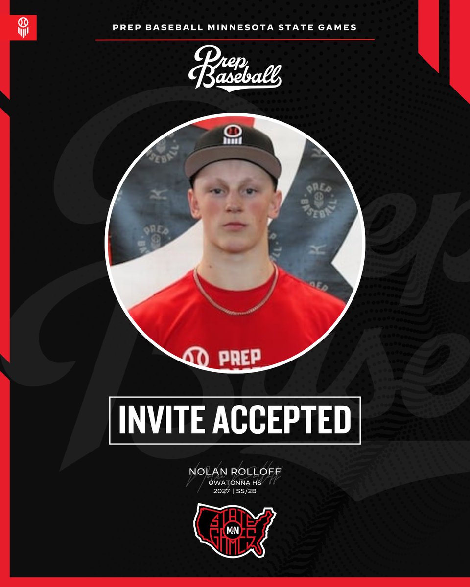 Prep Baseball Minnesota (@prepbaseballmn) on Twitter photo ๐ ๐ถ๐ป๐ป๐ฒ๐๐ผ๐๐ฎ ๐ฆ๐๐ฎ๐๐ฒ ๐๐ฎ๐บ๐ฒ๐: ๐๐ฏ๐ท๐ช๐ต๐ฆ ๐๐ค๐ค๐ฆ๐ฑ๐ต๐ฆ๐ฅ โ
Nolan Rolloff | <a href="/nolanrolloff/">Nolan Rolloff</a>
โน๏ธ 2027, SS/2B, Owatonna
๐ค loom.ly/Oif3bZM
๐๐ฆ๐ฒ๐ถ๐ฆ๐ด๐ต ๐บ๐ฐ๐ถ๐ณ ๐ช๐ฏ๐ท๐ช๐ต๐ฆ โก๏ธ loom.ly/_dZjLT0 ๐ ๐ถ๐ป๐ป๐ฒ๐๐ผ๐๐ฎ ๐ฆ๐๐ฎ๐๐ฒ ๐๐ฎ๐บ๐ฒ๐: ๐๐ฏ๐ท๐ช๐ต๐ฆ ๐๐ค๐ค๐ฆ๐ฑ๐ต๐ฆ๐ฅ โ
Nolan Rolloff | <a href="/nolanrolloff/">Nolan Rolloff</a>
โน๏ธ 2027, SS/2B, Owatonna
๐ค loom.ly/Oif3bZM
๐๐ฆ๐ฒ๐ถ๐ฆ๐ด๐ต ๐บ๐ฐ๐ถ๐ณ ๐ช๐ฏ๐ท๐ช๐ต๐ฆ โก๏ธ loom.ly/_dZjLT0
