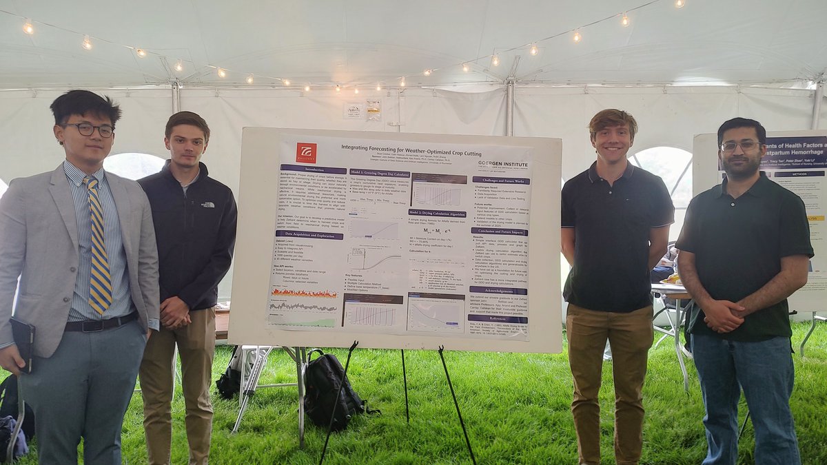 UofRDataSci's tweet image. This past week our seniors and final-semester masters #datascience students presented their data science capstone projects at the 2025 Hajim Senior Design Day 💻🌐

We were so proud of all the work our students did, and  seeing them present their work!