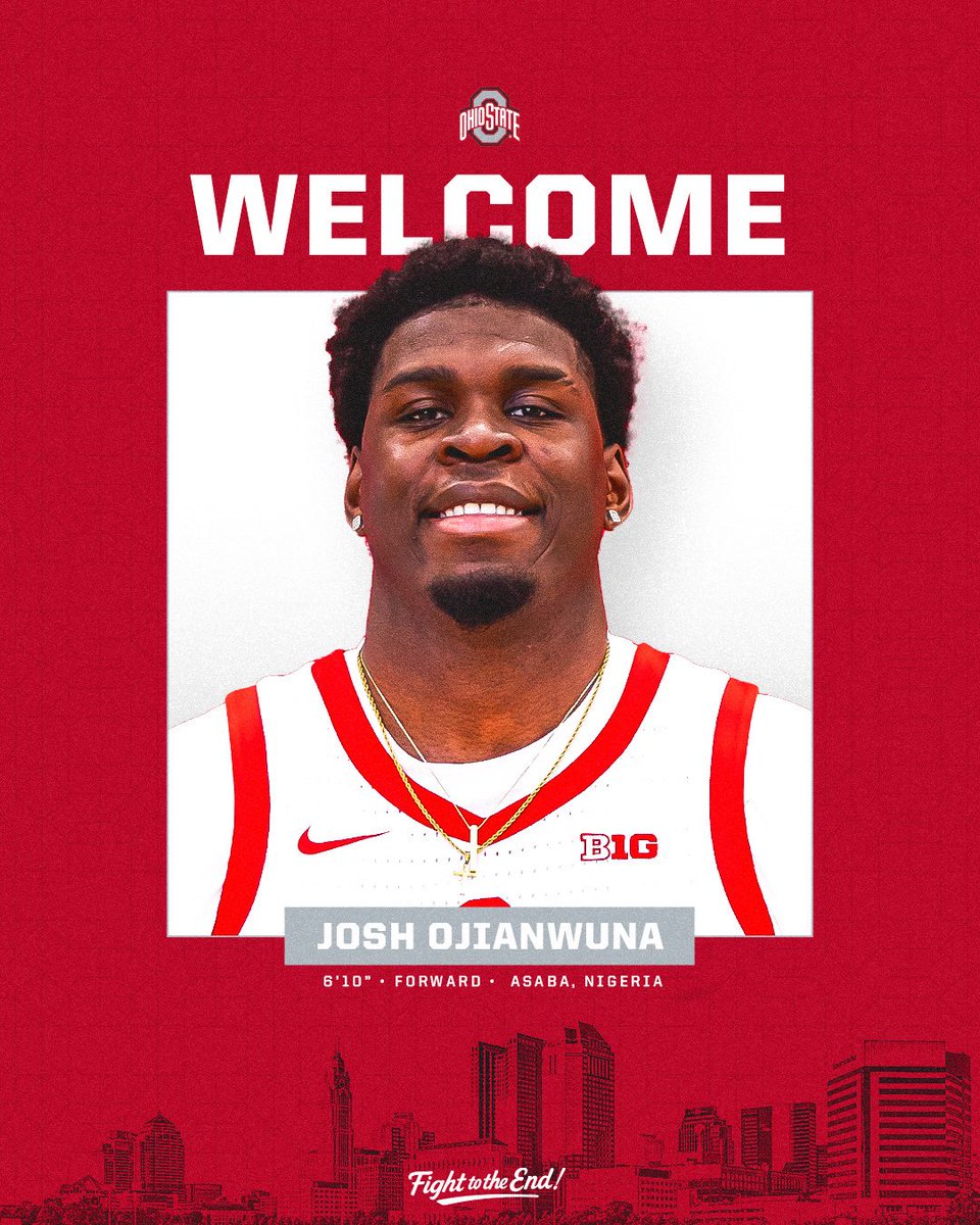 Ohio State Hoops (@ohiostatehoops) on Twitter photo 𝓘𝓽’𝓼 𝓸𝓯𝓯𝓲𝓬𝓲𝓪𝓵 ✍️
Buckeye Nation, Welcome our new transfer from Nigeria, Josh Ojianwuna ‼️
📝 go.osu.edu/mbkojianwuna25
<a href="/JoshuaOjianwuna/">Joshua Ojianwuna</a> | #FightToTheEnd 𝓘𝓽’𝓼 𝓸𝓯𝓯𝓲𝓬𝓲𝓪𝓵 ✍️
Buckeye Nation, Welcome our new transfer from Nigeria, Josh Ojianwuna ‼️
📝 go.osu.edu/mbkojianwuna25
<a href="/JoshuaOjianwuna/">Joshua Ojianwuna</a> | #FightToTheEnd