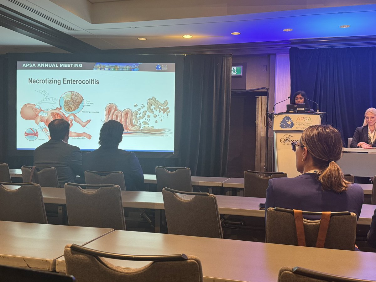 Jasmine (Lee) Ivory, MD (@drjasmine_md) on Twitter photo Important presentation by <a href="/sharonj077/">Sharon Joseph, MD, MS</a> on the benefits of condition sulfate in mitigating intestinal injury and clinical sickness in NEC using a piglet🐷 model! With this success in a large animal model, clinical trials are coming soon! <a href="/IU_PedSurg/">IUSM Pediatric Surgery</a> <a href="/troymarkelmd/">Troy Markel</a> #APSA2025 Important presentation by <a href="/sharonj077/">Sharon Joseph, MD, MS</a> on the benefits of condition sulfate in mitigating intestinal injury and clinical sickness in NEC using a piglet🐷 model! With this success in a large animal model, clinical trials are coming soon! <a href="/IU_PedSurg/">IUSM Pediatric Surgery</a> <a href="/troymarkelmd/">Troy Markel</a> #APSA2025