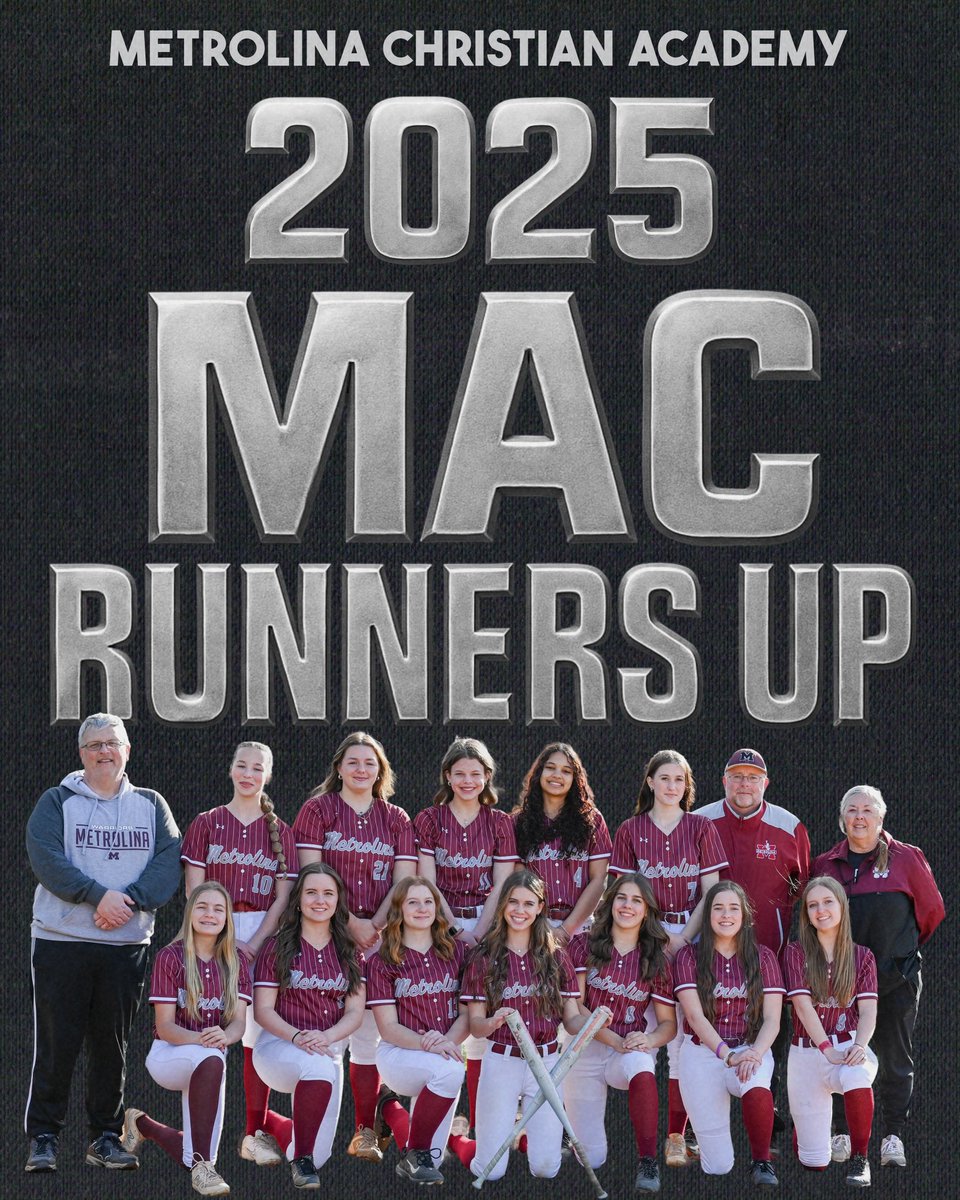 Congratulations to our Varsity Softball team who are the 2025 MAC Runner-Ups!

They hosted Durham Academy yesterday in the first round of the NCISAA 4A state softball tournament and advance to the 2nd round on Friday as they travel to Cannon School.