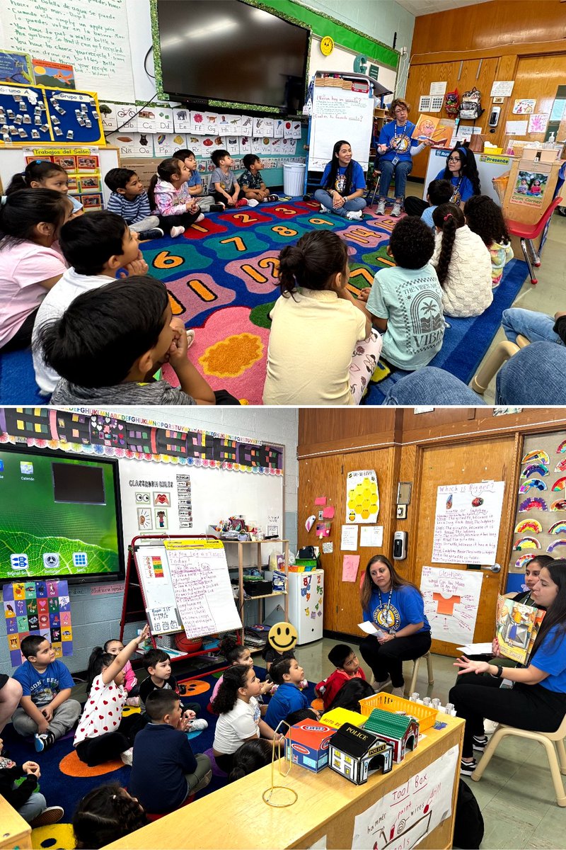 Thank you JFK Kindergarten teachers for this week's Read Aloud visit 📖 ❤️ The students and staff truly enjoyed themselves! Thank you for helping make the transition to Kindergarten a fun, pleasant and smooth one. Our students are Ready For Kindergarten!
Gracias a los maestros de